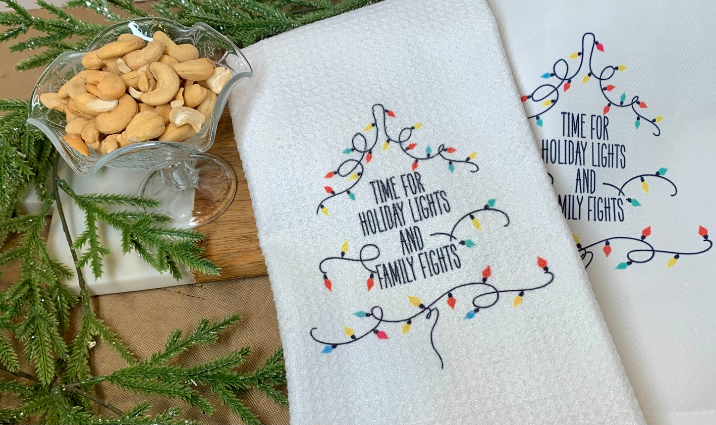 Holiday Waffle Towel