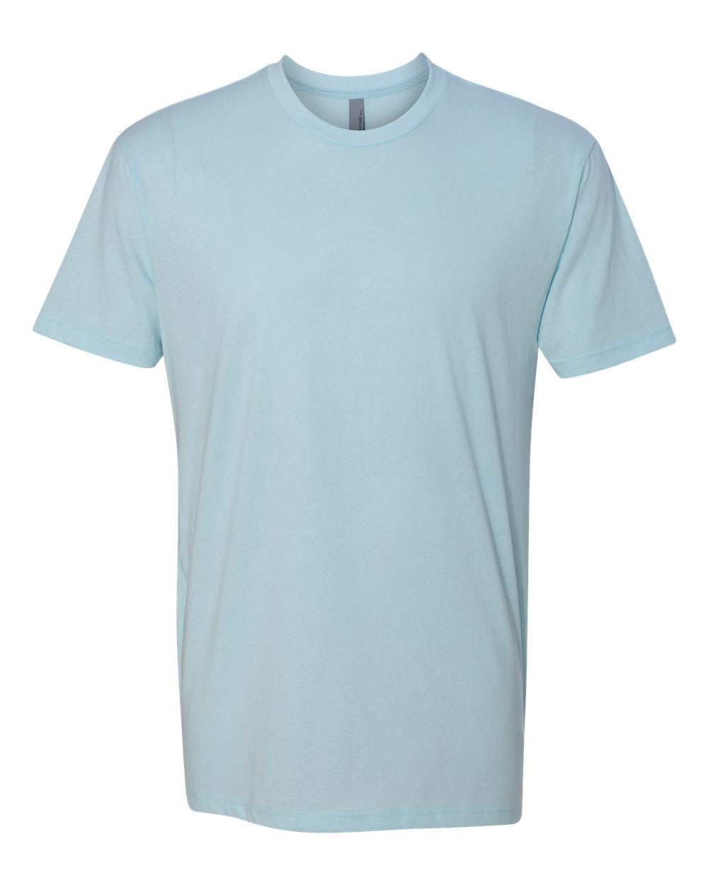 Ice blue colored tee